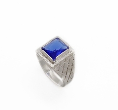 Anel masculino com pedra