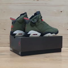 Pronta Entrega Original Nike Zapatilla Air Jordan 6 X Travis Scott M Dio Olive - comprar online