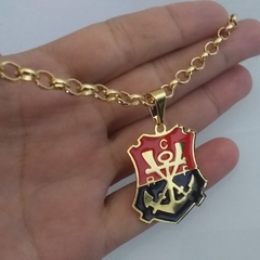 Cordão feminino + Pingente Clube Regatas Do Flamengo - comprar online