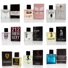 Kit C/ 12 Perfumes Masculinos & Femininos