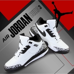 Tênis NK Air Jordan 3 Clássico Chicago Bulls Masculino Qualidade Premium na internet