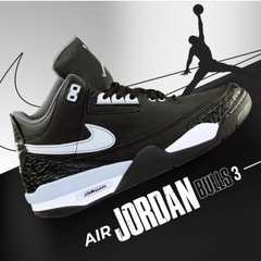 Tênis NK Air Jordan 3 Clássico Chicago Bulls Masculino Qualidade Premium