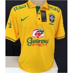 Camisa Brasil Seleção Brasileira Polo Preta 2022 Copa do Mundo Neymar / Vini Jr. / Ronaldo / Masculina - Ponto Insular