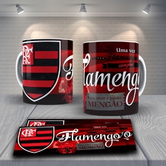 Caneca de Cerâmica Flamengo Nação Rubro Negra