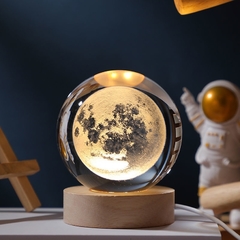Lâmpada De Mesa De Cristal , Do Quarto Sono , Universo Série Luminosa Bola Luz Da Noite Decoração na internet