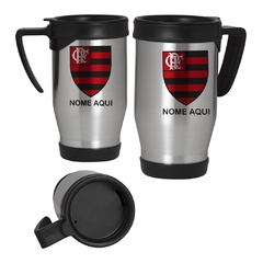 Copo Semi Térmico Prata Personalizado Flamengo