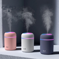 Aparelho Purificador Umidificador de Ar Difusor 300ml Aroma Terapia - comprar online