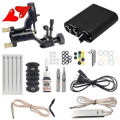 Kit Máquina De Tatuagem Starter Set Libélula Rotativa Tattoo Machine Motor Gun Kits