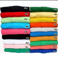 Kit 5 Camisa Gola Polo Tecido Piquet Masculina na internet