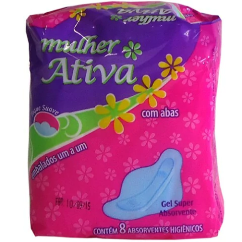 ABSORVENTE C/ ABAS CX C/ 60