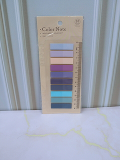Banderas adhesivas colores pastel - tienda online