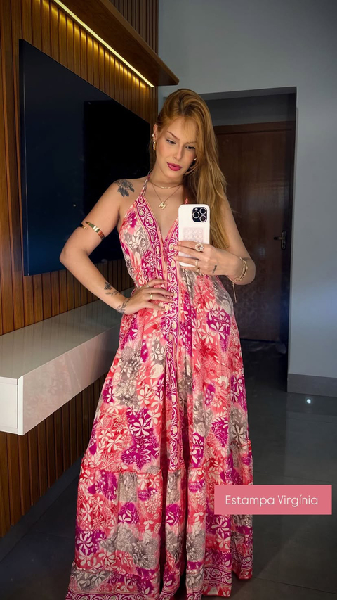 Vestido indiano Virgínia