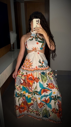 vestido Floribela na internet