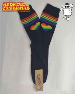 Meia Coração Arco Iris na internet
