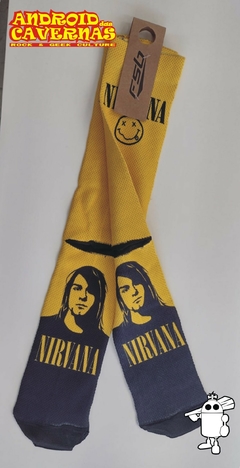 Meia Sublimada - Nirvana / Kurt Cobain na internet