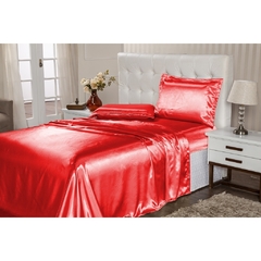 JOGO DE CAMA CASAL LENÇOL CHARMOSO - 3 PEÇAS