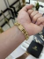 Pulseira 13mm Grumet Dupla Fecho Gaveta Liso - 35G Oca