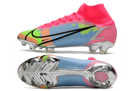 Chuteira Nike Mercurial Superfly 8 Elite Rosa/Azul