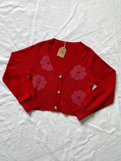 cardigan tricot flores / M