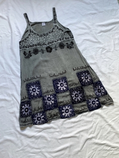 vestido viscose indiana / M - comprar online