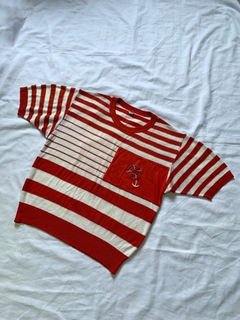 camiseta tricot marinheiro / GG