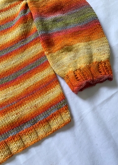 cardigan tricot colorido / G na internet