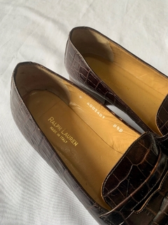 sapato ralph lauren couro / 37 na internet