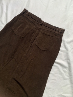 saia midi veludo / 42 - loja online