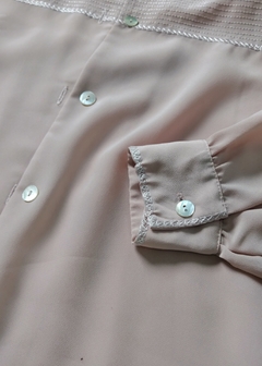 camisa nude vintage / M - TRANQUEIRAGEM