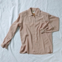camisa nude vintage / M