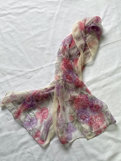lenço floral grande - comprar online