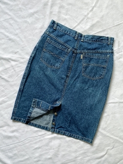 saia jeans cintura alta / 42 - comprar online