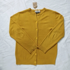 cardigan vintage amarelo / M