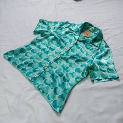 camisa cetim 70’s / M