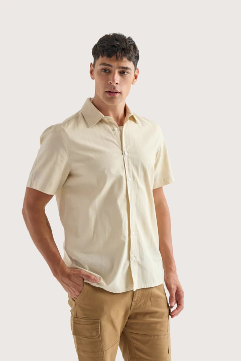 CAMISA CLASICA M/C LINO - 6003