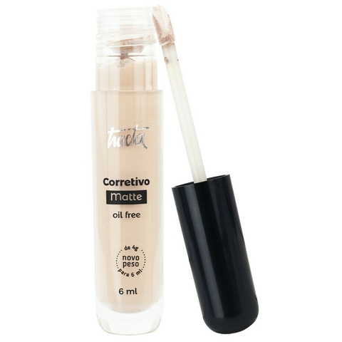 CORRETIVO LÍQUIDO EFEITO MATTE OIL FREE MÉDIO TRACTA