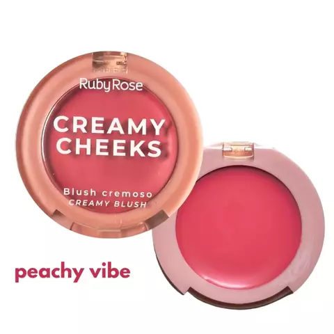 CREAMY CHEEKS PEACHY VIBE RUBY ROSE - BLUSH CREMOSO - comprar online