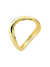 Anel Ondulado Dourado - comprar online