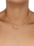Choker c/ Elos Cravejado Dourado