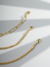 Pulseira Elos Diamantados Dourada na internet