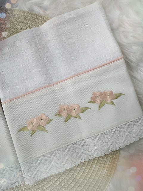 Fraldas Boca Floral