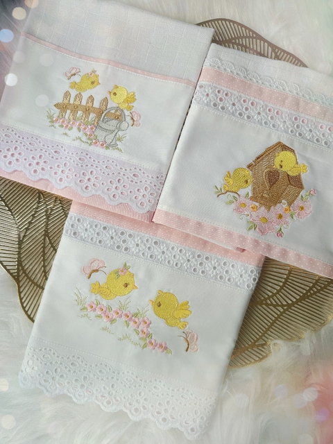 Kit Fraldas Passarinhos