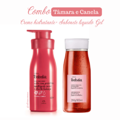 Combo Creme Nutritivo Desodorante para o Corpo + Sabonete Líquido em Gel Tâmara e Canela Tododia