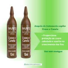 TRATAMENTO CAPILAR CRAVO E CANELA 10M