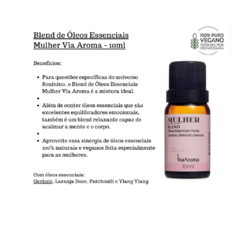 Blend de Óleos Essenciais Mulher Via Aroma - 10ml - comprar online