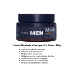 Pomada Modeladora Men Sport Via Aroma - 100 g - comprar online