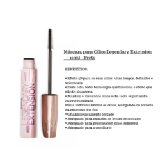 Máscara para Cílios Legendary Extension 10 ml - Preto - comprar online