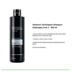 Shampoo 2 em 1 Advance Techniques Anticaspa - comprar online