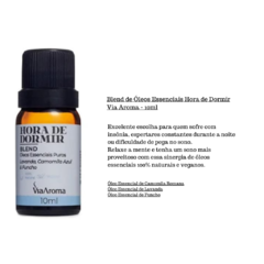 Blend de Óleos Essenciais Hora de Dormir Via Aroma - 10ml - comprar online