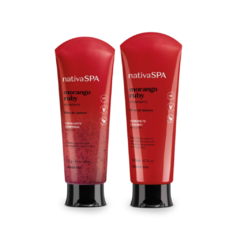 Combo Nativa SPA Morango Ruby: Sabonete Líquido 200ml + Esfoliante Corporal 175g